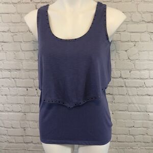French Laundry sleeveless purple tank